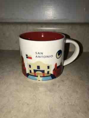 Starbucks "YOU ARE HERE" Collection SAN ANTONIO TX RETIRED City Mug 14 oz EUC - Sold on eBay Feb, 27th 2019 for $22.99