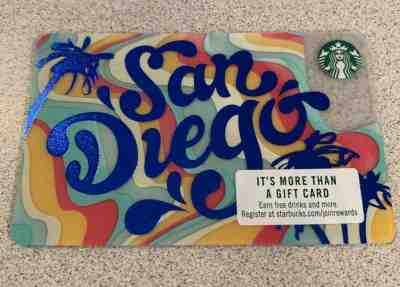 Starbucks 2017 "SAN DIEGO" Gift Card New - Sold on eBay Mar, 2nd 2019 for $2.00