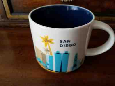 Starbucks "YOU ARE HERE" Collection / SAN DIEGO / RETIRED / City Mug - EUC - Sold on eBay Mar, 2nd 2019 for $23.99