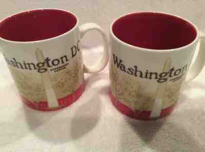 Vintage Starbucks Coffee Mugs Lot of 2 WASHINGTON DC You Are Here Collection 09’ - Sold on eBay Mar, 2nd 2019 for $45.00