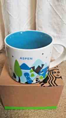 STARBUCKS ~ Aspen ~ "You Are Here" Icon Mug (NEW) ~14 Oz USA NWT - Sold on eBay Feb, 25th 2019 for $22.99