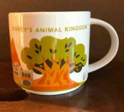Animal Kingdom Starbucks You Are Here Mug Disney  World Parks 14oz Coffee Cup - Sold on eBay Feb, 26th 2019 for $47.99