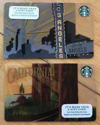 STARBUCKS Los Angeles City of Angels Hollywood California redwoods PCH Gift Card - Sold on eBay Mar, 1st 2019 for $2.99