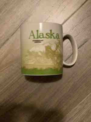 Starbucks Alaska Mug Collector Series Moose Bear Green 2009 Coffee Cup 16 oz - Sold on eBay Mar, 9th 2019 for $55.00