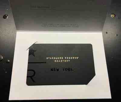Starbucks New York reserve roastery card with sleeve sold out - Sold on eBay Mar, 10th 2019 for $24.99