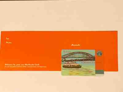 Starbucks Card 2005 Australia Sydney Harbour Bridge Harbor w/sleeve NEW RAR - Sold on eBay Mar, 8th 2019 for $28.95