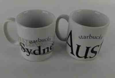 Starbucks Sydney Australia 2009 Collector City Mugs Pair lot  Coffee mini  - Sold on eBay Mar, 7th 2019 for $24.77