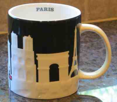 NWT Starbucks PARIS France Relief City Collector Mug NEW with SKU - Sold on eBay Mar, 8th 2019 for $44.99