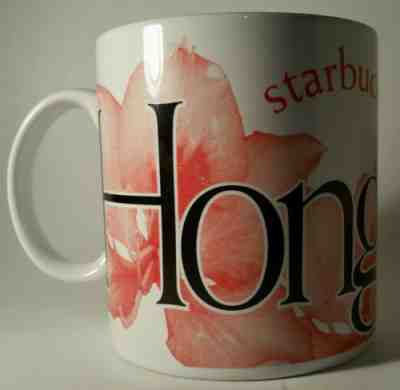 STARBUCKS Hong Kong Collector Series City Mug Coffee Tea Cup Red Flower 2003 - Sold on eBay Mar, 9th 2019 for $6.95