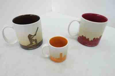 Lot of 3 Starbucks Mugs/Cup India, Bangkok, Penang (Malaysia)