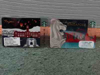 Starbucks Taiwan "Taipei City" + Singapore Gift Card  - Sold on eBay Mar, 6th 2019 for $11.00