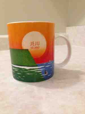 NEW  Starbucks Seoul Korea Island of JEJU rare 16 oz mug 2014 release - Sold on eBay Mar, 9th 2019 for $25.00