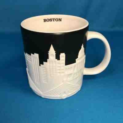 Starbucks 2012 Boston Black & White Skyline Collector Series 16oz Mug - Sold on eBay Mar, 7th 2019 for $19.99