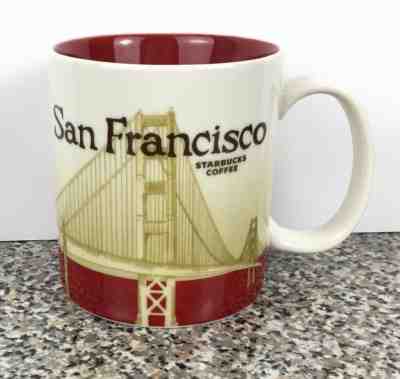 Starbucks San Francisco 2012 Global Icon Collector City Series Coffee Mug 16 oz - Sold on eBay Mar, 9th 2019 for $25.49