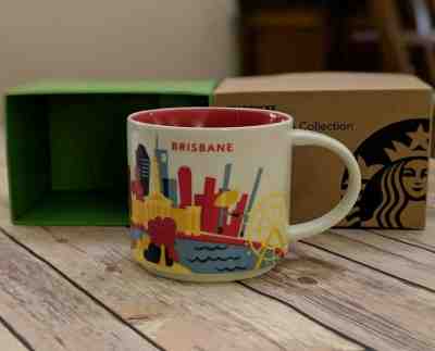 BRISBANE AUSTRALIA Starbucks Mug, Red - You Are Here YAH Collection BOXED SKU - Sold on eBay Mar, 2nd 2019 for $18.50