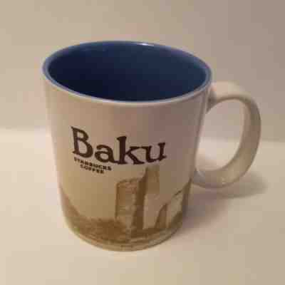 Starbucks NWT Baku Azerbaijan MIT Global Icon mug cup Original 16oz Maiden Tower