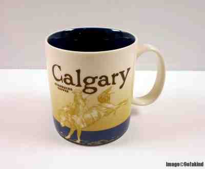 New Calgary Starbucks Global Icon Collector Coffee Mug Cowboy Horse ©2009 Stk#G - Sold on eBay Mar, 5th 2019 for $103.16