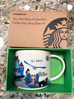 Quebec Starbucks Coffee "You Are Here Collection" Mug - Sold on eBay Feb, 26th 2019 for $35.00