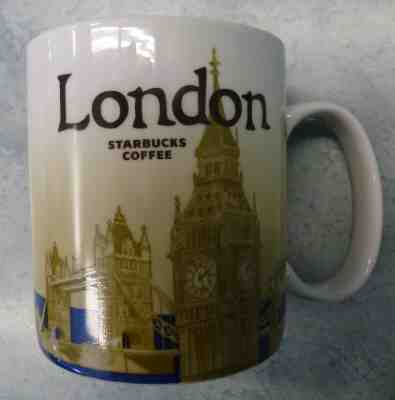 London England Collector Series Starbucks Mug 2013 16 oz Big Ben  - Sold on eBay Mar, 5th 2019 for $24.75