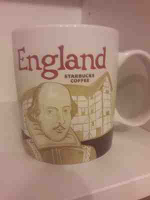 Starbucks mug England 2 Shakespeare. Global Icon Series.  - Sold on eBay Mar, 5th 2019 for $15.00