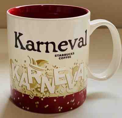 NEW 2016 Starbucks Karneval Mug Germany Global Icon City Collector Series w/ SKU - Sold on eBay Mar, 7th 2019 for $15.00