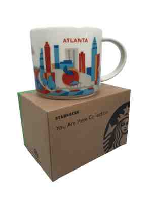 Starbucks You Are Here Series ATLANTA 14oz Ceramic Mug New In Box with SKU - Sold on eBay Mar, 9th 2019 for $26.95