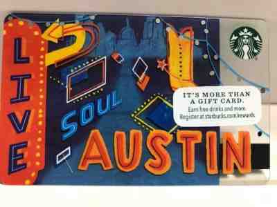 NEW Starbucks AUSTIN TEXAS card 2016 never swiped, never loaded,  - Sold on eBay Mar, 6th 2019 for $1.25