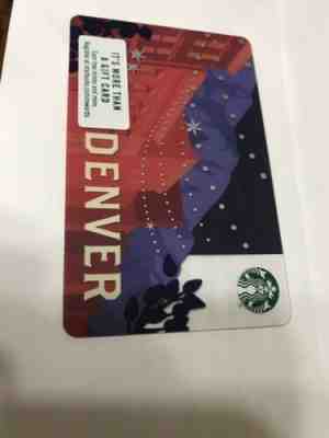 Starbucks Denver city card 2018 - Mint - Sold on eBay Mar, 9th 2019 for $5.00