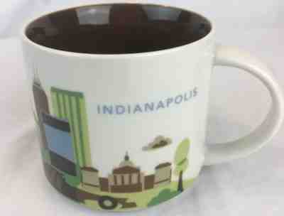 Starbucks City Mug Indianapolis You Are Here Collection14oz - Sold on eBay Mar, 4th 2019 for $12.99