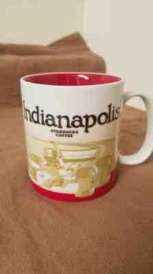 Starbucks 2012 INDIANAPOLIS Race Car 16 Ounce City Mug Cup - Sold on eBay Mar, 3rd 2019 for $4.25