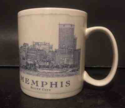 STARBUCKS MEMPHIS ARCHITECT CITY BLUEPRINTS COFFEE MUG 18 oz 2006 SKYLINE ICON - Sold on eBay Mar, 3rd 2019 for $10.00