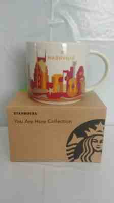 Starbucks NASHVILLE  - YOU ARE HERE Collection 2015 14 oz Coffee Mug Cup - Sold on eBay Mar, 8th 2019 for $15.50