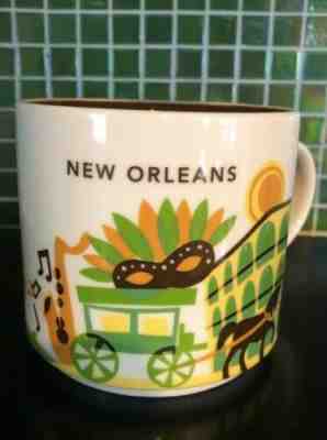 Starbucks 2013 New Orleans "You Are Here" Collection Mug Coffee Cup 14oz - Sold on eBay Mar, 9th 2019 for $9.95