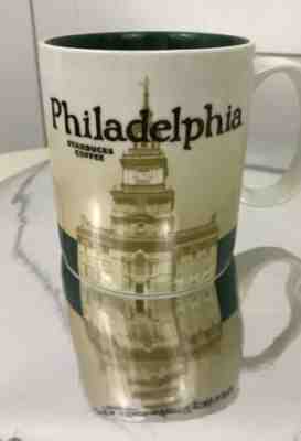 PHILADELPHIA Starbucks Coffee Mug Cup Year 2009 Collector Series 16 oz - Sold on eBay Mar, 9th 2019 for $18.89