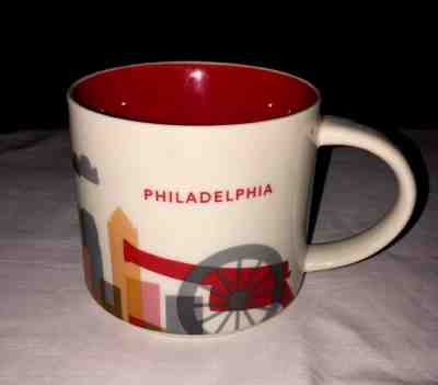 Starbucks You Are Here Collection Coffee Mug Philadelphia  - Sold on eBay Mar, 8th 2019 for $15.00