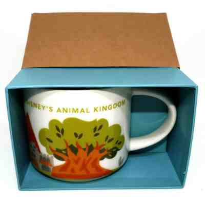RARE Starbucks You Are Here Disney Parks Animal Kingdom 14oz Coffee Mug Original - Sold on eBay Feb, 24th 2019 for $66.00
