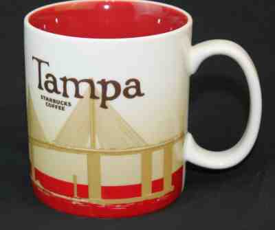 Starbucks Collector Series Tampa 16 oz Coffee Mug 2009 - Sold on eBay Mar, 17th 2019 for $22.50