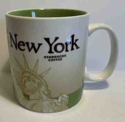 Starbucks Coffee Mug 16oz NEW YORK 2009 Global Icon Collectors Series Cup - Sold on eBay Mar, 17th 2019 for $24.95
