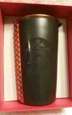 Starbucks 2015 Matte Black W/ Gold - Studded - Tumbler 10oz NIB RARE VHTF - Sold on eBay Mar, 17th 2019 for $55.00