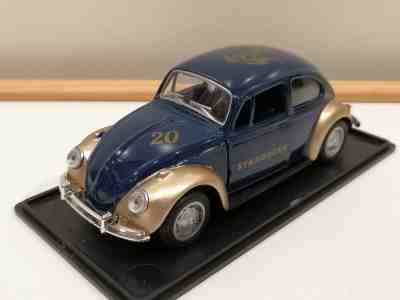 Starbucks Malaysia 20th Anniversary 2018 VW Beetle Classic Car Diecast Dark Blue - Sold on eBay Mar, 17th 2019 for $23.00