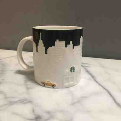 NEW! Starbucks Coffee New York City Embossed Relief Mug Cup Collectors Series - Sold on eBay Mar, 16th 2019 for $22.00