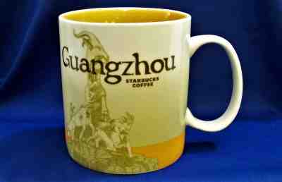STARBUCKS 16 oz. Mug ~City Series Guangzhou 5 Goats~ EX Condition - Sold on eBay Mar, 16th 2019 for $11.00