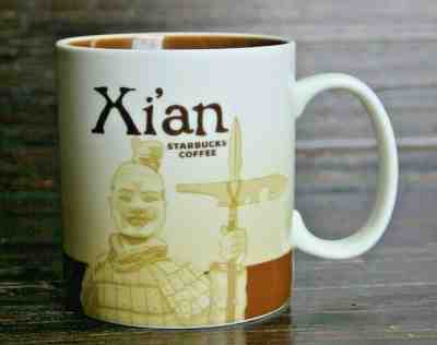 Starbucks Xian Global Icon Collector Series Coffee Mug Xi'an China Terracotta - Sold on eBay Mar, 14th 2019 for $20.00