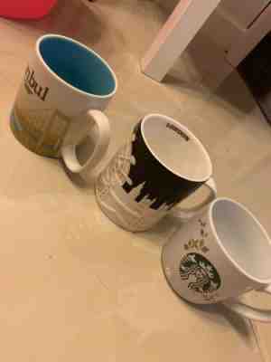 Starbucks  Lot X3 Mug London Istambul Perfect Condition - Sold on eBay Mar, 16th 2019 for $18.00
