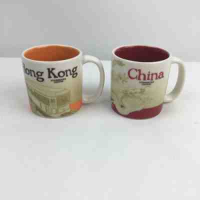 2 Starbucks Demitasse 3 oz Collector Mugs: China & Hong Kong - Sold on eBay Mar, 16th 2019 for $14.99