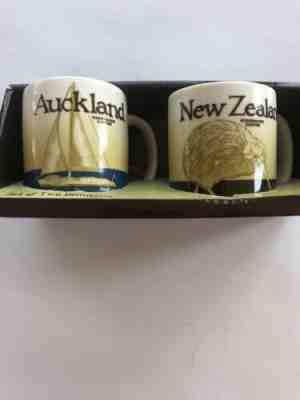 NEW!  Starbucks Mug Global Icon Demitasse Set - Auckland and New Zealand - Sold on eBay Mar, 15th 2019 for $24.30