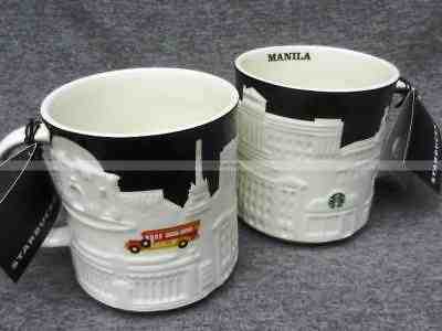 Starbucks Philippines MANILA Relief 16oz Ceramic Mug - Sold on eBay Mar, 16th 2019 for $19.99