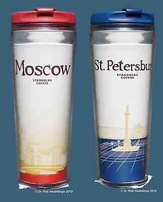 Starbucks Icon Tumblers Moscow - St. Petersburg (Russia) - Sold on eBay Mar, 12th 2019 for $36.00