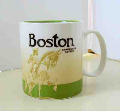 STARBUCKS BOSTON Coffee Mug 2012 Global Icon Collector Series 16 oz - Sold on eBay Mar, 16th 2019 for $12.50