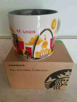 Starbucks St Louis YAH You Are Here 14oz Mug DISCONTINUED - NEW IN BOX - Sold on eBay Mar, 16th 2019 for $18.95